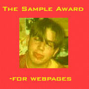 Sample Award for Web Pages